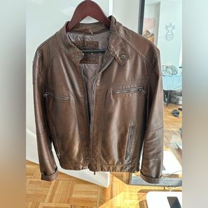 BLOWOUT SALE: Calvin Klein leather jacket